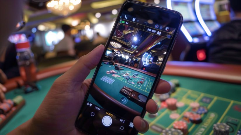 Antarmuka permainan Ikan Jackpot di pusatslot menampilkan ikan-ikan berwarna di layar dengan tombol penembakan interaktif